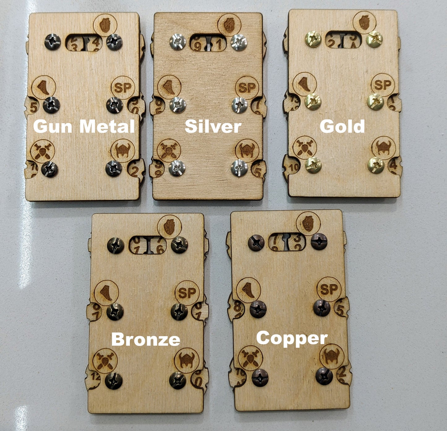 Middara - Deluxe Player Trackers (Set of 4)