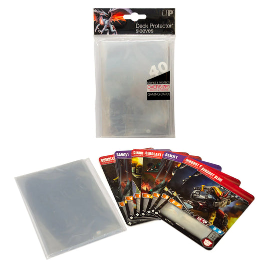Clear Top Loading Oversized Deck Protector Sleeves (40ct)