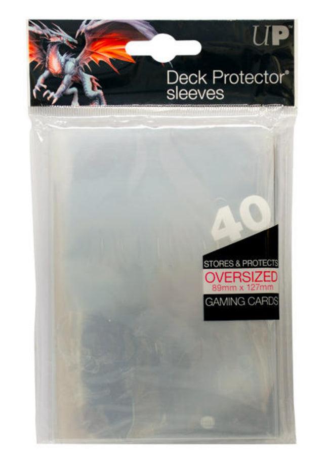 Clear Top Loading Oversized Deck Protector Sleeves (40ct)