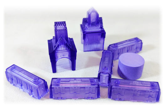 Ticket to Ride: Transparent Purple Trains Pack