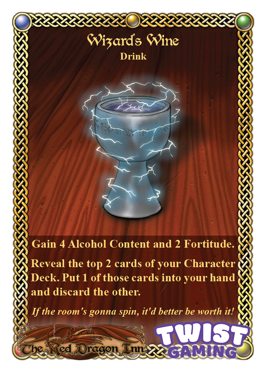 Red Dragon Inn: Wizard Wine Promo Card