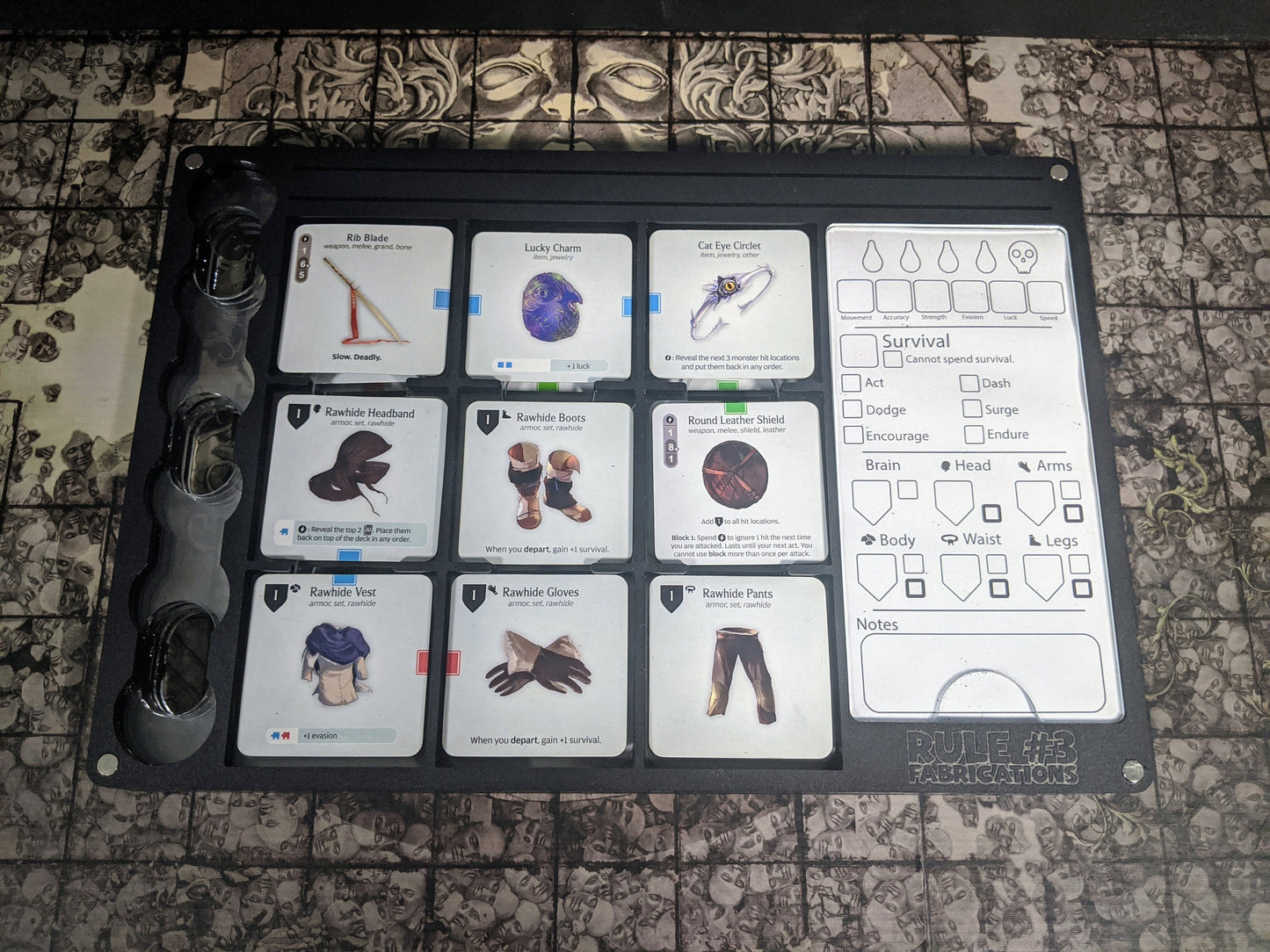 Survivor Panels for Kingdom Death: Monster