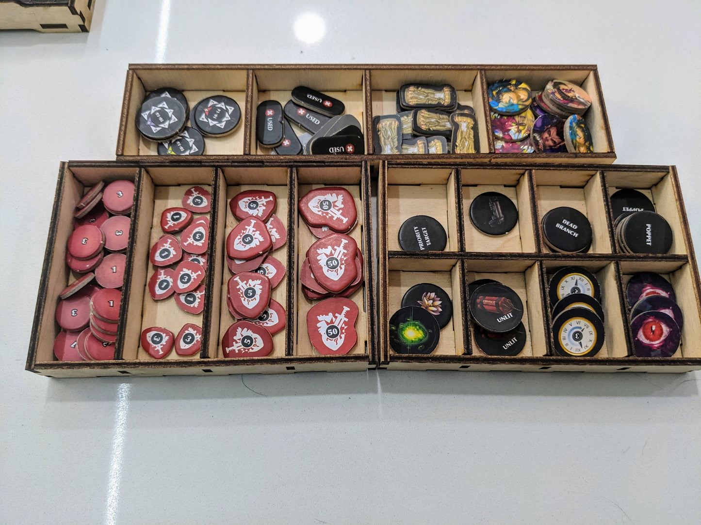 Middara - Game Insert (Wood) - Deluxe